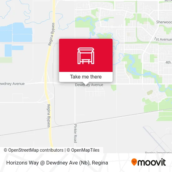 Horizons Way @ Dewdney Ave (Nb) map