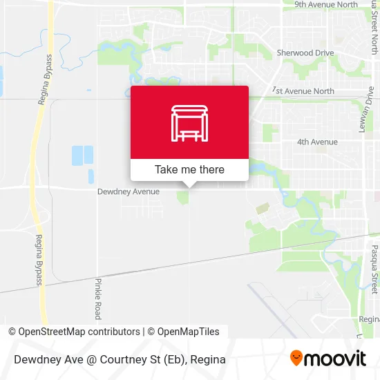 Dewdney Ave @ Courtney St (Eb) map