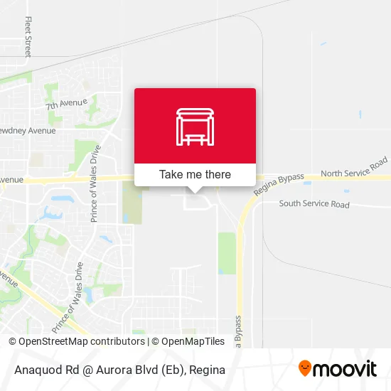 Anaquod Rd @ Aurora Blvd (Eb) map