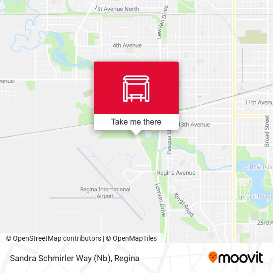 Sandra Schmirler Way (Nb) map