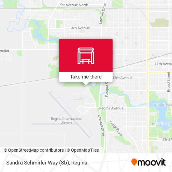 Sandra Schmirler Way (Sb) map