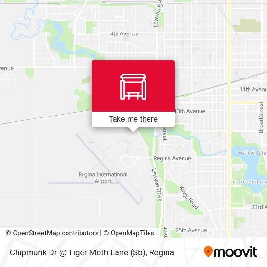 Chipmunk Dr @ Tiger Moth Lane (Sb) map