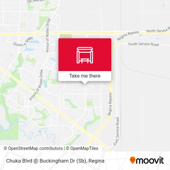 Chuka Blvd @ Buckingham Dr (Sb) map