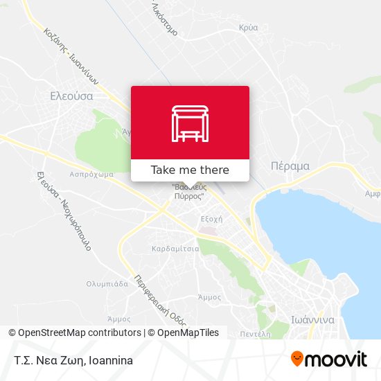 Τ.Σ. Νεα Ζωη map