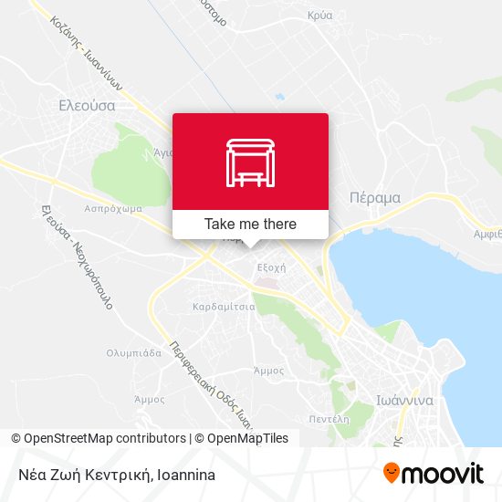 Νέα Ζωή Κεντρική map