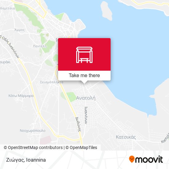 Ζιώγας map