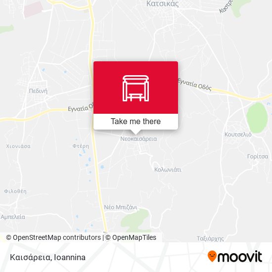Καισάρεια map