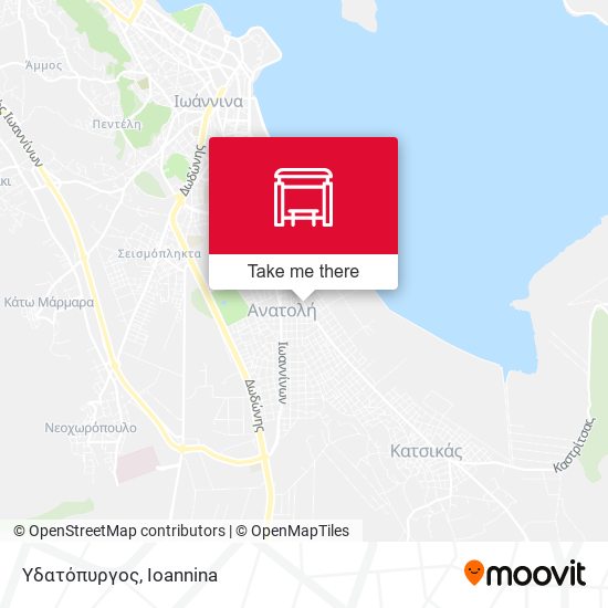 Υδατόπυργος map
