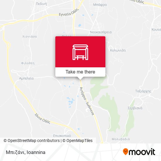 Μπιζάνι map