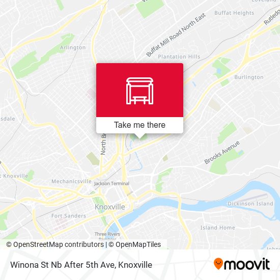 Mapa de Winona St Nb After 5th Ave