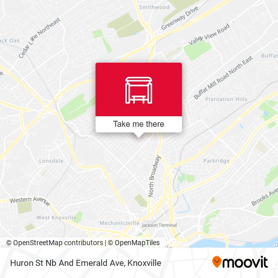 Mapa de Huron St Nb And Emerald Ave