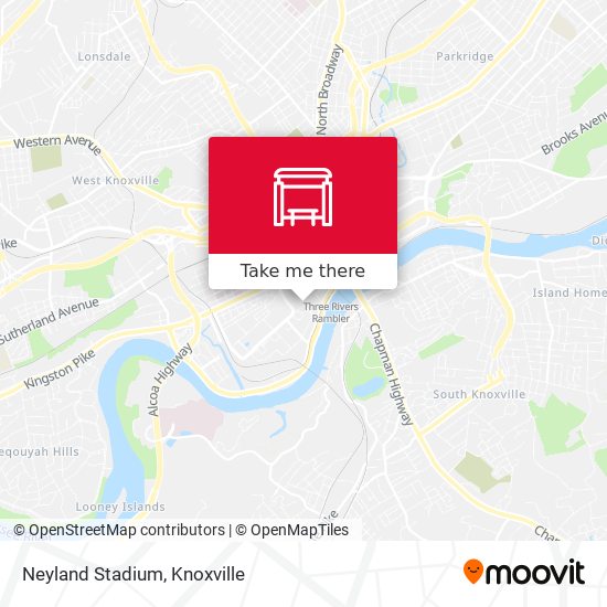 Neyland Stadium map