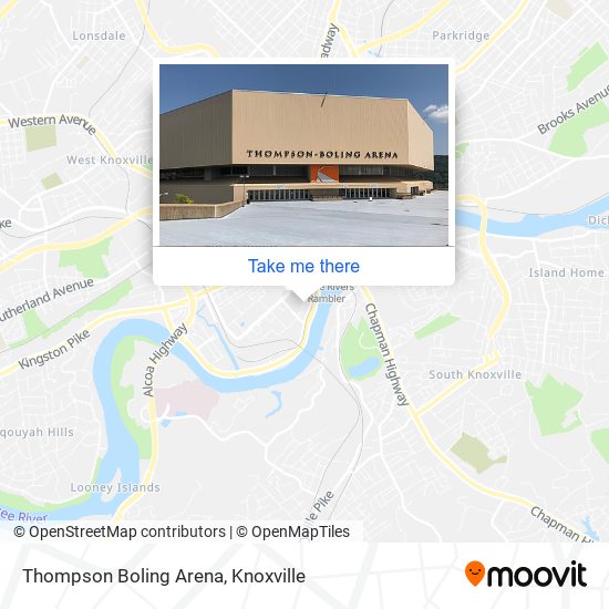 Thompson Boling Arena map