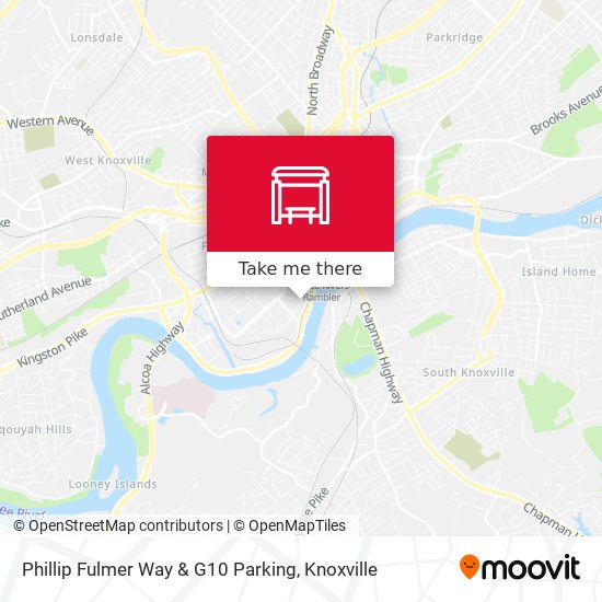 Mapa de Phillip Fulmer Way & G10 Parking