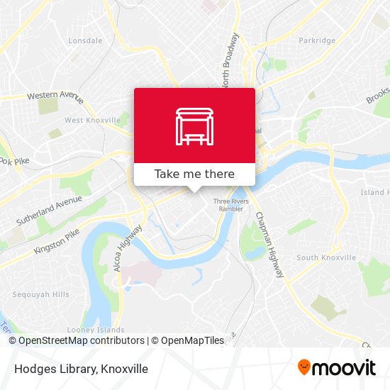 Mapa de Hodges Library