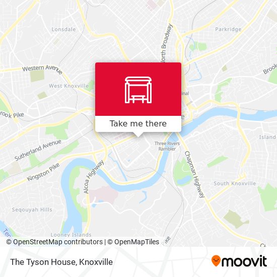 The Tyson House map