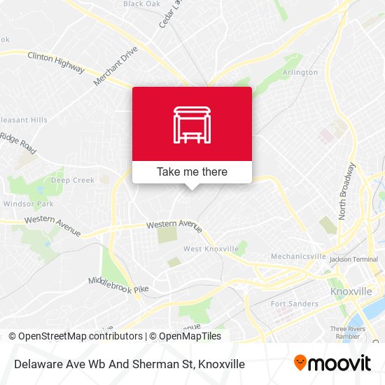 Mapa de Delaware Ave Wb And Sherman St