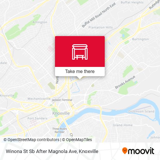 Mapa de Winona St Sb After Magnola Ave