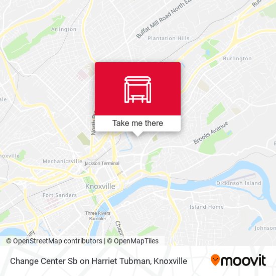 Mapa de Change Center Sb on Harriet Tubman