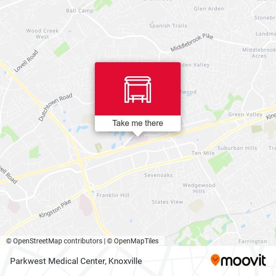 Parkwest Medical Center map