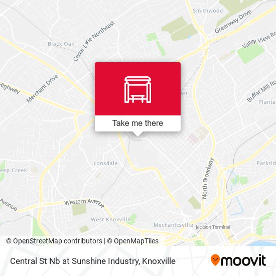 Central St Nb at Sunshine Industry map
