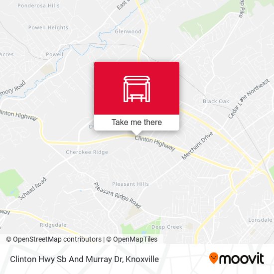 Clinton Hwy Sb And Murray Dr map