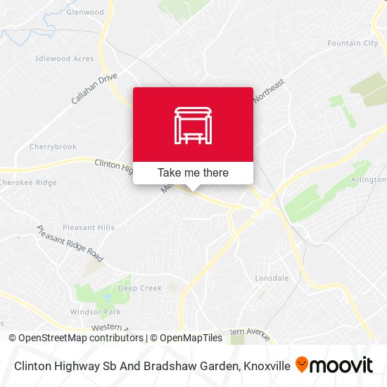Mapa de Clinton Highway Sb And Bradshaw Garden