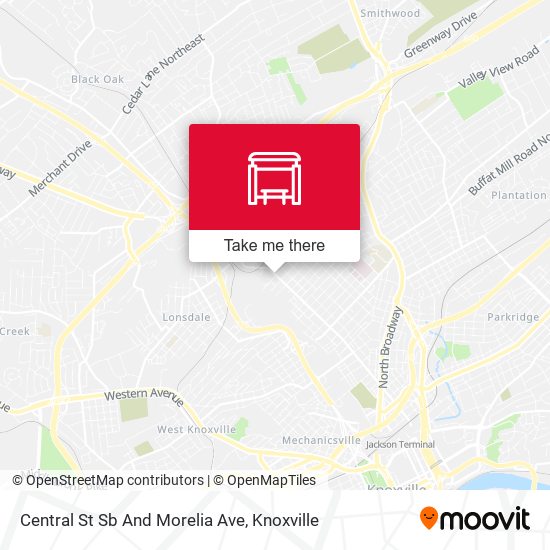 Mapa de Central St Sb And Morelia Ave
