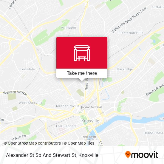 Alexander St Sb And Stewart St map