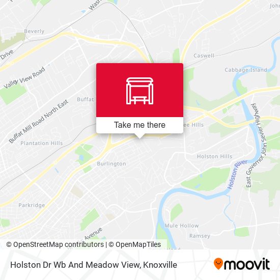 Holston Dr Wb And Meadow View map