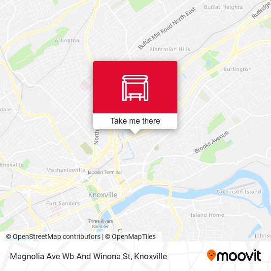 Magnolia Ave Wb And Winona St map