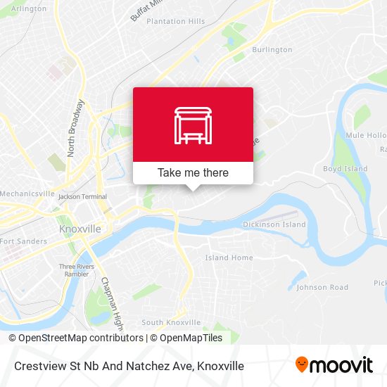 Mapa de Crestview St Nb And Natchez Ave