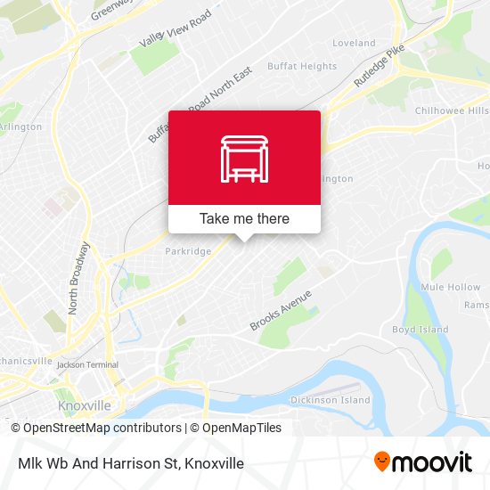 Mapa de Mlk Wb And Harrison St
