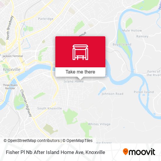 Mapa de Fisher Pl Nb After Island Home Ave