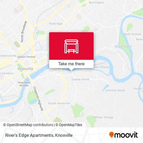 River's Edge Apartments map