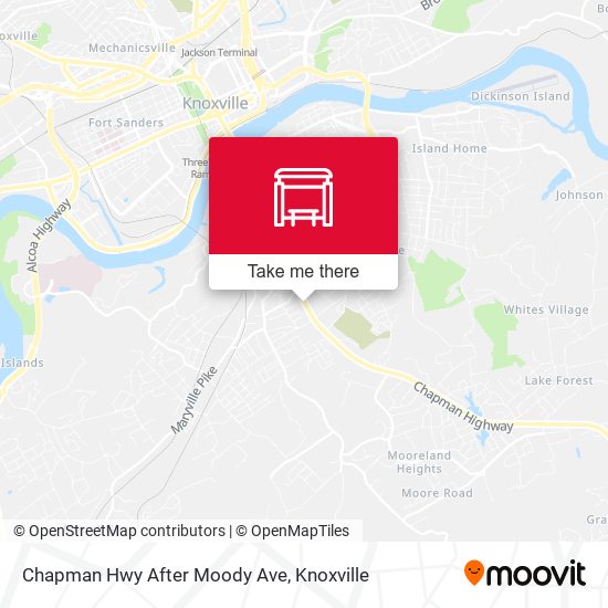 Mapa de Chapman Hwy After Moody Ave