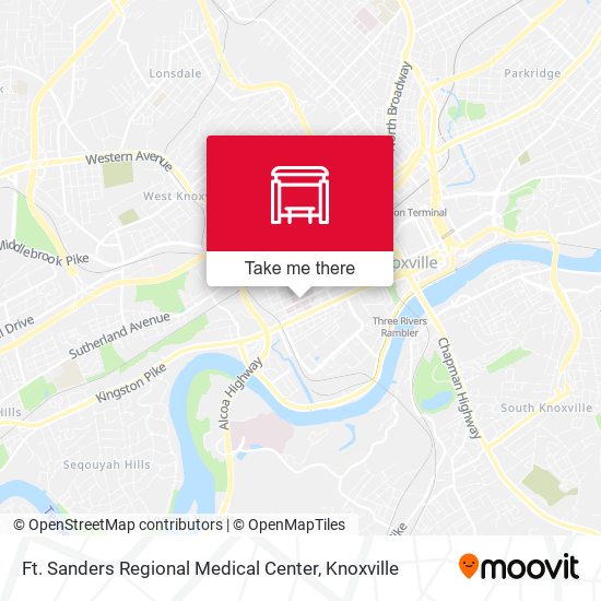 Mapa de Ft. Sanders Regional Medical Center