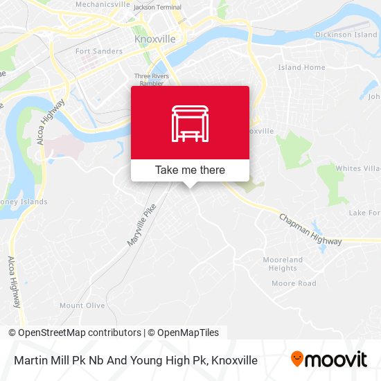 Martin Mill Pk Nb And Young High Pk map