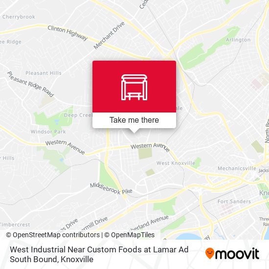 Mapa de West Industrial Near Custom Foods at Lamar Ad South Bound