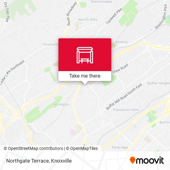 Northgate Terrace map