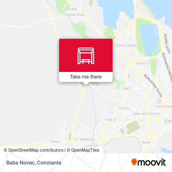 Baba Novac map