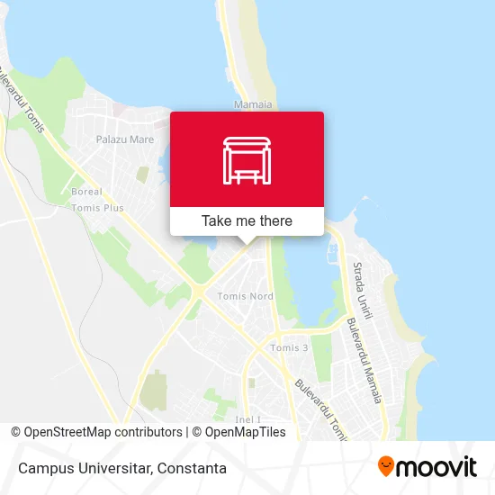 Campus Universitar map