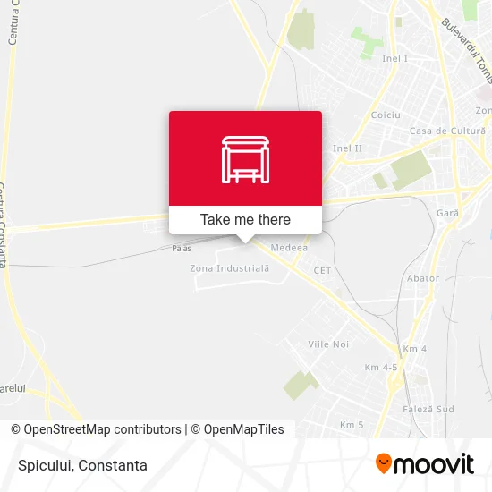 Spicului map
