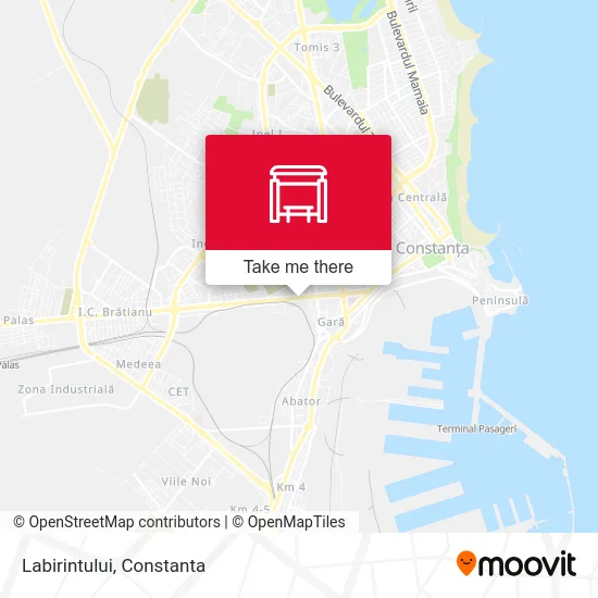 Labirintului map