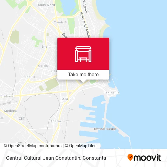 Centrul Cultural Jean Constantin map