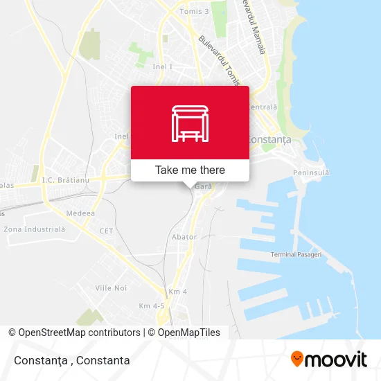 Constanţa map