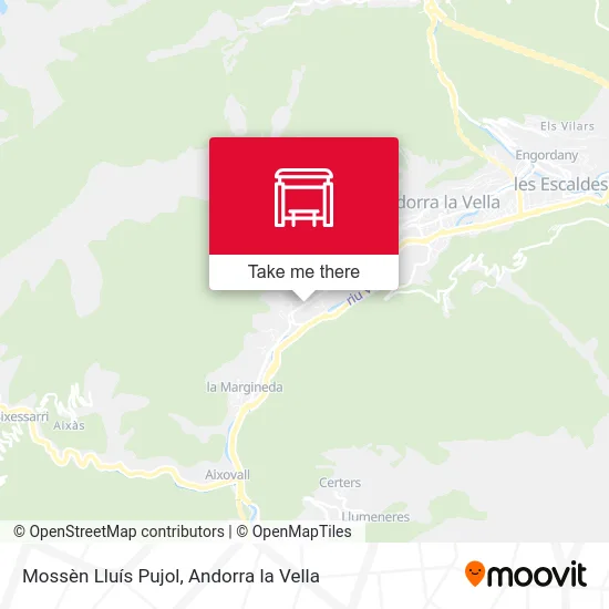 Mossèn Lluís Pujol map