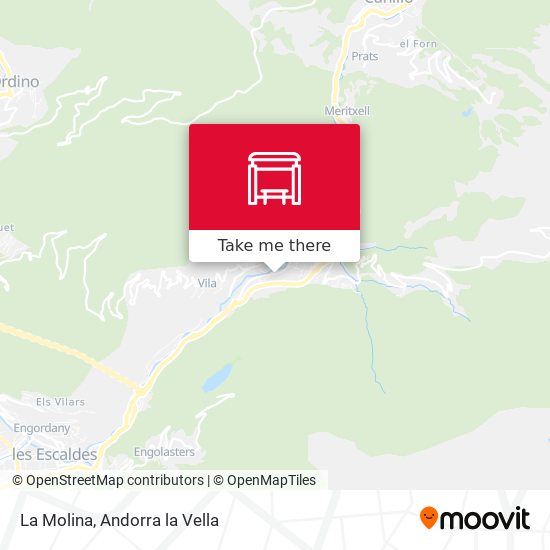La Molina map
