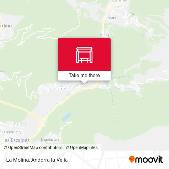 La Molina map