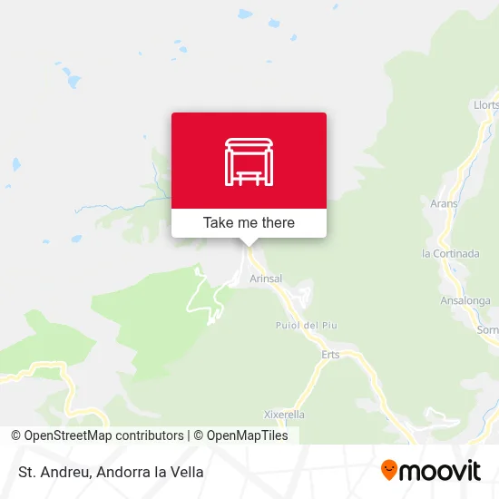 St. Andreu map